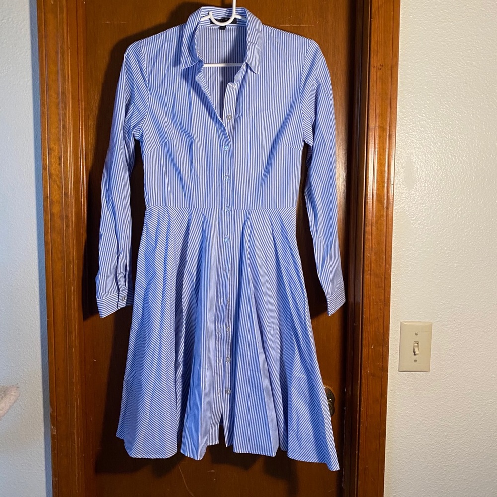 Romeo & Juliet Couture Striped Shirt Dress Size S